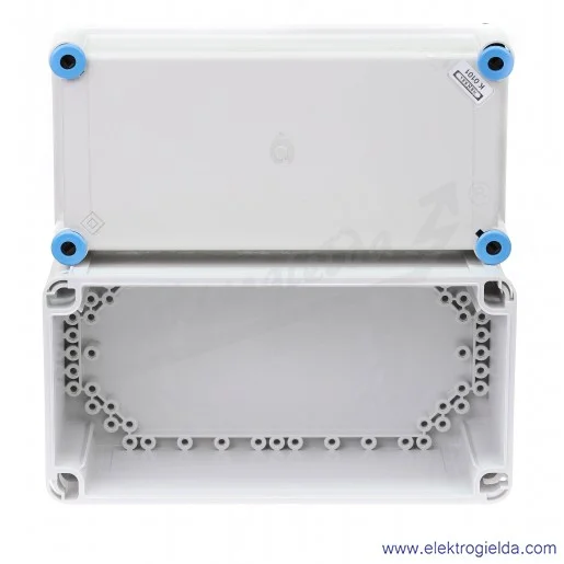 Obudowa K 0101 IP 65, 300x150x170, bez przetłoczeń, pokrywa nieprzezroczysta Obudowa K 0101 IP 65, 300x150x170, bez przetłoczeń, pokrywa nieprzezroczysta