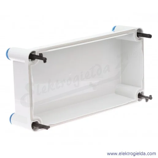 Obudowa K 0101 IP 65, 300x150x170, bez przetłoczeń, pokrywa nieprzezroczysta Obudowa K 0101 IP 65, 300x150x170, bez przetłoczeń, pokrywa nieprzezroczysta