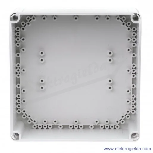 Obudowa K 0201 IP 65, 300x300x170, bez przetłoczeń, pokrywa nieprzezroczysta Obudowa K 0201 IP 65, 300x300x170, bez przetłoczeń, pokrywa nieprzezroczysta