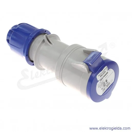 Gniazdo przenośne 3x32 2P+N 6h IP44 montaż na kabel 313.3243 Gniazdo przenośne 3x32 2P+N 6h IP44 montaż na kabel 313.3243