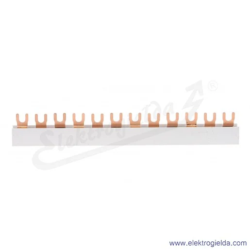 Szyna łączeniowa F2.0080 S-12/10W 3F 10mm2 widełkowa, do 63A 1kV Szyna łączeniowa F2.0080 S-12/10W 3F 10mm2 widełkowa, do 63A 1kV