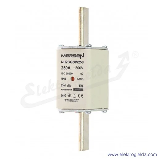 Wkładka bezpiecznikowa nożowa, WTNH, 2C, 250A, gG, 3NVO-2C Wkładka bezpiecznikowa nożowa, WTNH, 2C, 250A, gG, 3NVO-2C