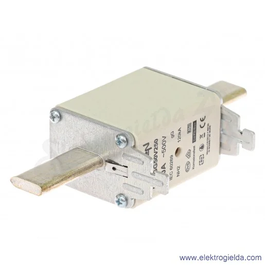 Wkładka bezpiecznikowa nożowa, WTNH, 2C, 250A, gG, 3NVO-2C Wkładka bezpiecznikowa nożowa, WTNH, 2C, 250A, gG, 3NVO-2C