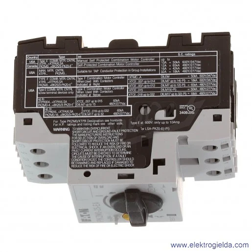 Wyłącznik silnikowy PKZM0-25-EA 3P 12,5kW 20-25A