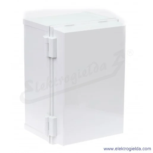 Szafka CAB ABS 302018 G 300x200x180, drzwi szare zamykane na klamry na dłuższym boku IP65 Szafka CAB ABS 302018 G 300x200x180, drzwi szare zamykane na klamry na dłuższym boku IP65