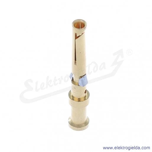 Pin zaciskany 09152006225, żeński, 0,75mm2, 10A, Han D F, Au/HMC Pin zaciskany 09152006225, żeński, 0,75mm2, 10A, Han D F, Au/HMC