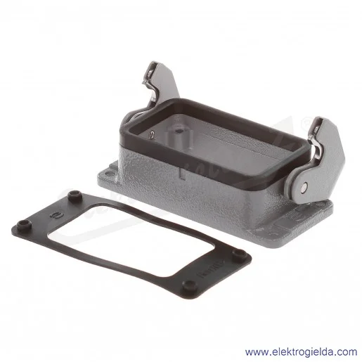 Obudowa złącza 09300100305, Han 10 B-agg-LB, z zatrzaskiem Obudowa złącza 09300100305, Han 10 B-agg-LB, z zatrzaskiem