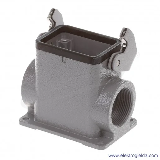 Obudowa do złącz HDC 19300060292, HAN 6 B-ASG2-LB-M32, montaż panelowy Obudowa do złącz HDC 19300060292, HAN 6 B-ASG2-LB-M32, montaż panelowy