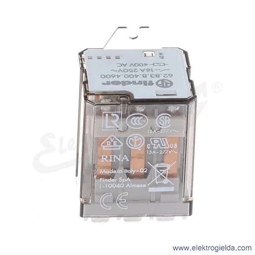 Przekaźnik mocy 62.83.8.400.4600 3Z 400V AC Faston 250 Przekaźnik mocy 62.83.8.400.4600 3Z 400V AC Faston 250