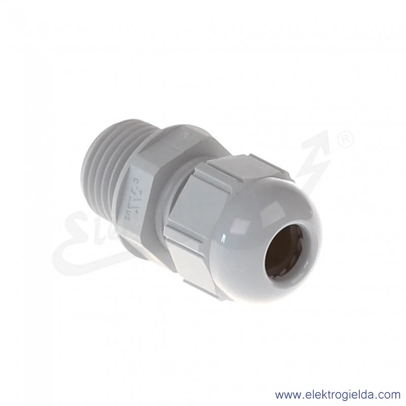 Dławik metryczny 53017010, ST M 16x1,5, szary (dłuższy gwint przyłączeniowy 12mm) Dławik metryczny 53017010, ST M 16x1,5, szary (dłuższy gwint przyłączeniowy 12mm)