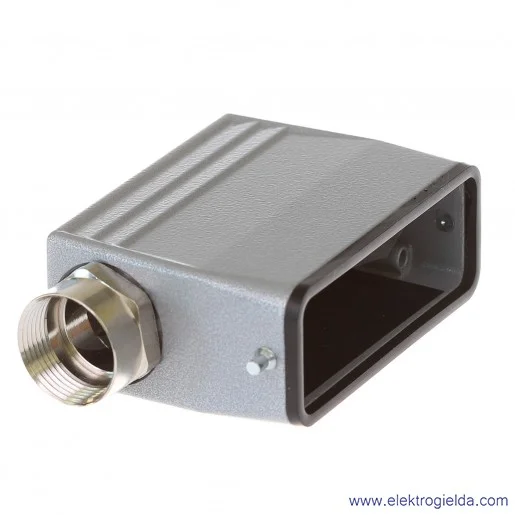 H-A 16 TS 16 Obudowa wtyczki boczna aluminiowa wkłady 16 pinów 16A 400V H-A 16 TS 16 Obudowa wtyczki boczna aluminiowa wkłady 16 pinów 16A 400V