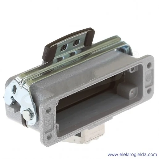 H-A 16 AD-LB Obudowa gniazda pulpitowa z pokrywą aluminiowa wkłady 16 pinów 16A 400V H-A 16 AD-LB Obudowa gniazda pulpitowa z pokrywą aluminiowa wkłady 16 pinów 16A 400V