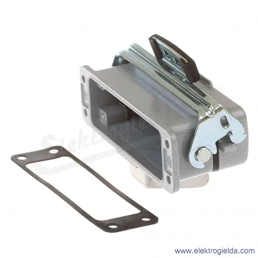 H-A 16 AD-LB Obudowa gniazda pulpitowa z pokrywą aluminiowa wkłady 16 pinów 16A 400V H-A 16 AD-LB Obudowa gniazda pulpitowa z pokrywą aluminiowa wkłady 16 pinów 16A 400V