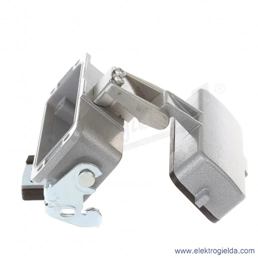 H-A 16 AD-LB Obudowa gniazda pulpitowa z pokrywą aluminiowa wkłady 16 pinów 16A 400V H-A 16 AD-LB Obudowa gniazda pulpitowa z pokrywą aluminiowa wkłady 16 pinów 16A 400V