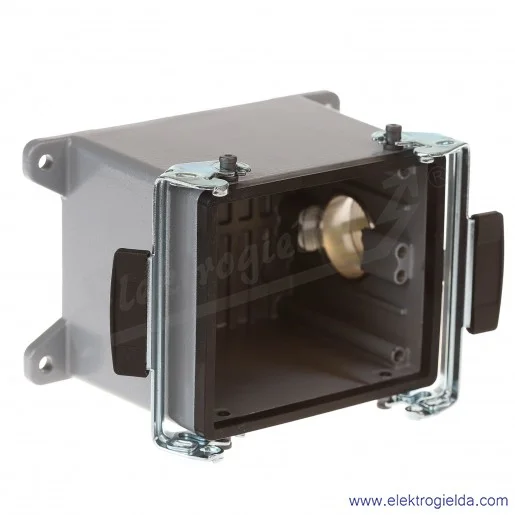 H-B 32 SGR M32 Obudowa gniazda cokołowa 2 klamry H-B 32 SGR M32 Obudowa gniazda cokołowa 2 klamry