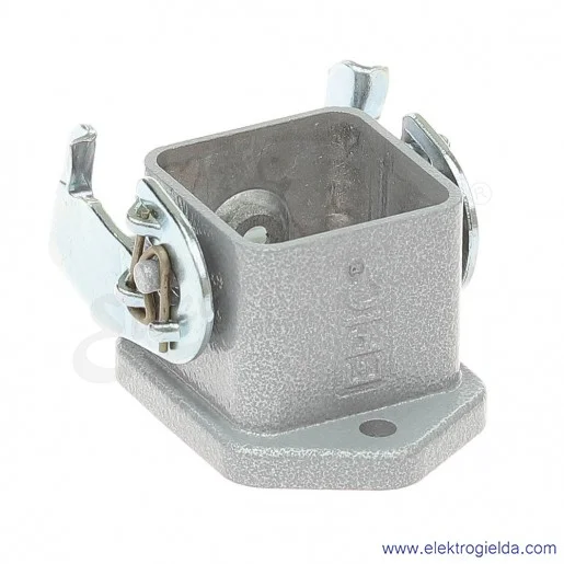 Obudowa gniazda pulpitowa prosta aluminiowa wkłady 4/5 pinów 10A 400V Obudowa gniazda pulpitowa prosta aluminiowa wkłady 4/5 pinów 10A 400V