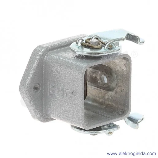 Obudowa gniazda pulpitowa prosta aluminiowa wkłady 4/5 pinów 10A 400V Obudowa gniazda pulpitowa prosta aluminiowa wkłady 4/5 pinów 10A 400V