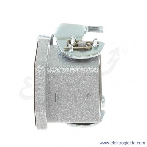 Obudowa gniazda pulpitowa prosta aluminiowa wkłady 4/5 pinów 10A 400V Obudowa gniazda pulpitowa prosta aluminiowa wkłady 4/5 pinów 10A 400V