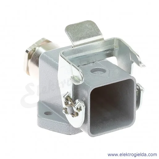 H-A 3 MAGSV 11 Obudowa gniazda cokołowa kątowa aluminiowa wkłady 4/5 pinów 10A 400V H-A 3 MAGSV 11 Obudowa gniazda cokołowa kątowa aluminiowa wkłady 4/5 pinów 10A 400V