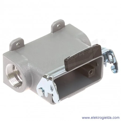 H-A 10 SGR-LB 16 Obudowa gniazda cokołowa aluminiowa wkłady 10 pinów 16A 400V H-A 10 SGR-LB 16 Obudowa gniazda cokołowa aluminiowa wkłady 10 pinów 16A 400V