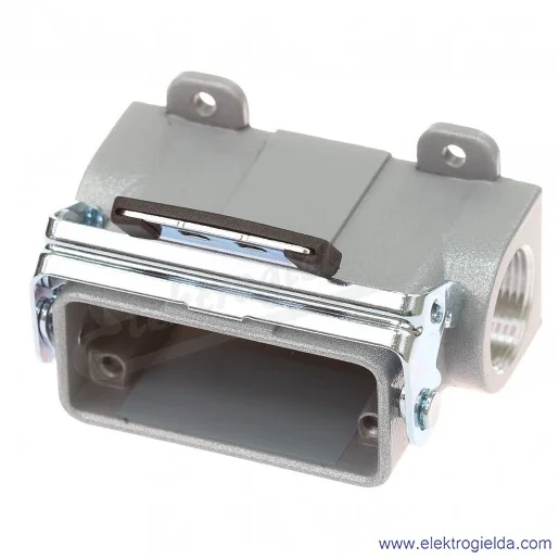 H-A 10 SGR-LB 16 Obudowa gniazda cokołowa aluminiowa wkłady 10 pinów 16A 400V H-A 10 SGR-LB 16 Obudowa gniazda cokołowa aluminiowa wkłady 10 pinów 16A 400V