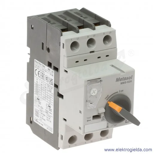 Wyłącznik silnikowy MMS-32H 10A 3P 4kW 6-10A Wyłącznik silnikowy MMS-32H 10A 3P 4kW 6-10A