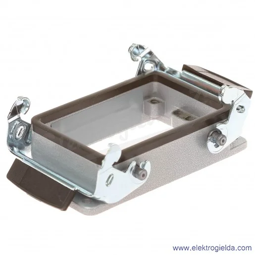 H-A 32 AG Obudowa gniazda pulpitowa aluminiowa wkłady 2x16 pinów 16A 400V H-A 32 AG Obudowa gniazda pulpitowa aluminiowa wkłady 2x16 pinów 16A 400V