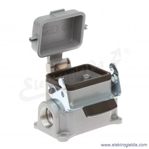 H-B 6 AD-LB Obudowa gniazda pulpitowa z pokrywą H-B 6 AD-LB Obudowa gniazda pulpitowa z pokrywą