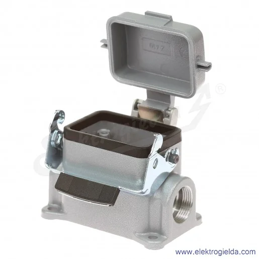 H-B 6 AD-LB Obudowa gniazda pulpitowa z pokrywą H-B 6 AD-LB Obudowa gniazda pulpitowa z pokrywą