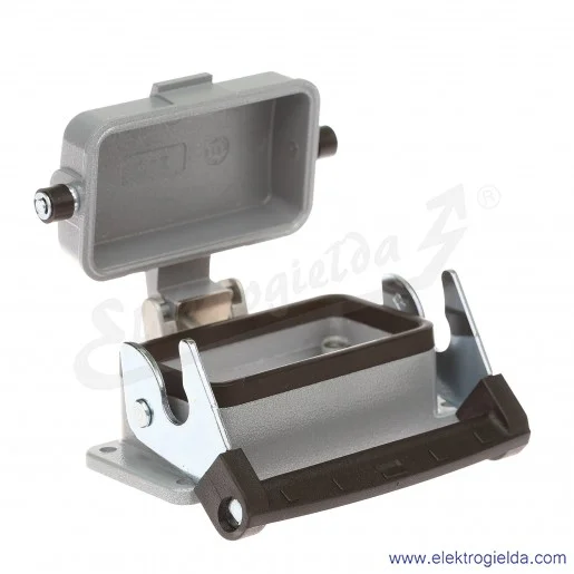 H-B 10 AD-LB Obudowa gniazda pulpitowa z pokrywą H-B 10 AD-LB Obudowa gniazda pulpitowa z pokrywą