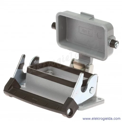 H-B 10 AD-LB Obudowa gniazda pulpitowa z pokrywą H-B 10 AD-LB Obudowa gniazda pulpitowa z pokrywą