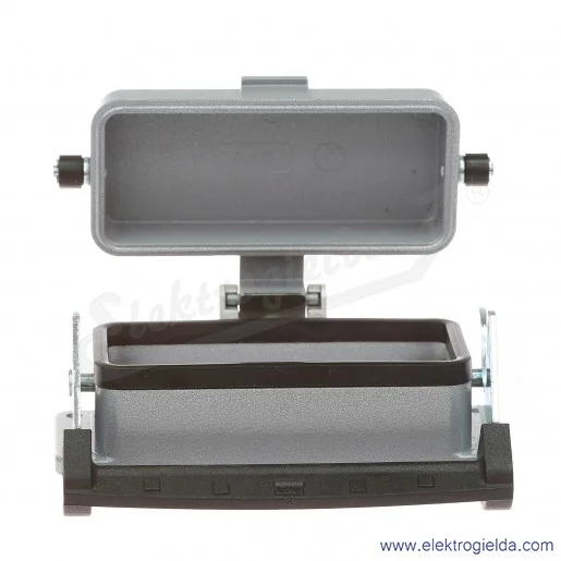 H-B 16 AD-LB Obudowa gniazda pulpitowa z pokrywą H-B 16 AD-LB Obudowa gniazda pulpitowa z pokrywą