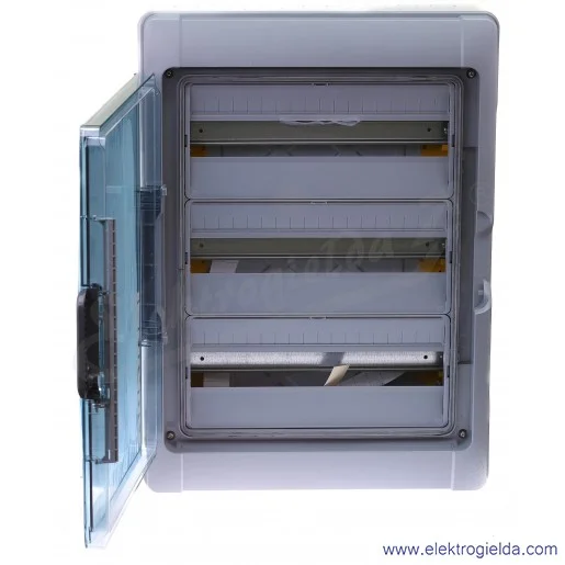 Rozdzielnica 601947, RN 65, 3*18 N+PE, 18 modułowa, IP65 Rozdzielnica 601947, RN 65, 3*18 N+PE, 18 modułowa, IP65