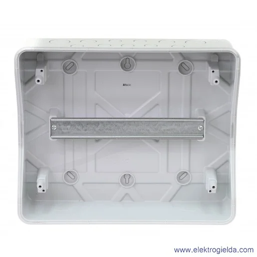 Rozdzielnica 601940, RN 65 1*12 bez listew, 12 modułowa, IP65 Rozdzielnica 601940, RN 65 1*12 bez listew, 12 modułowa, IP65