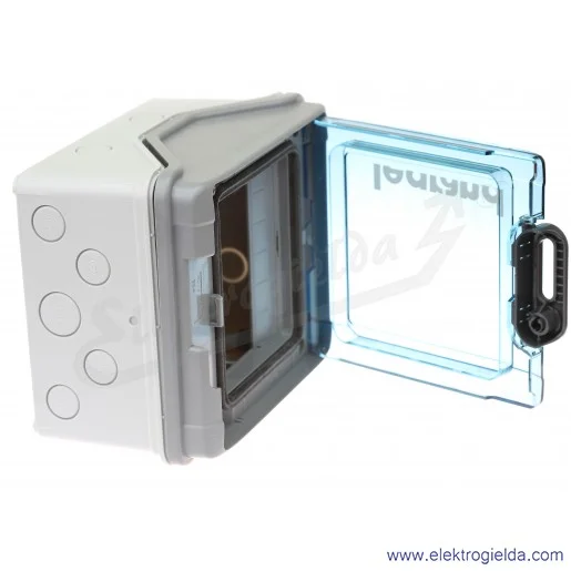 Rozdzielnica modułowa 601936, RN 65 1*6 bez listew, 6 modułowa, IP65 Rozdzielnica modułowa 601936, RN 65 1*6 bez listew, 6 modułowa, IP65