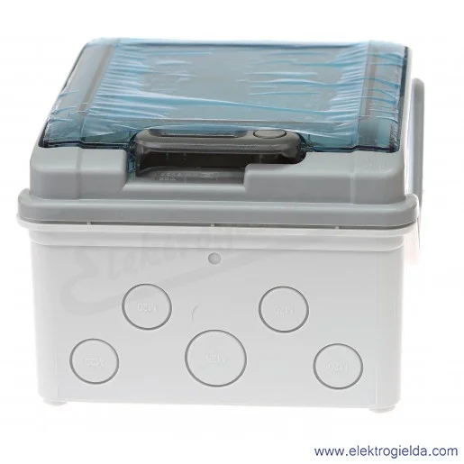 Rozdzielnica modułowa 601936, RN 65 1*6 bez listew, 6 modułowa, IP65 Rozdzielnica modułowa 601936, RN 65 1*6 bez listew, 6 modułowa, IP65