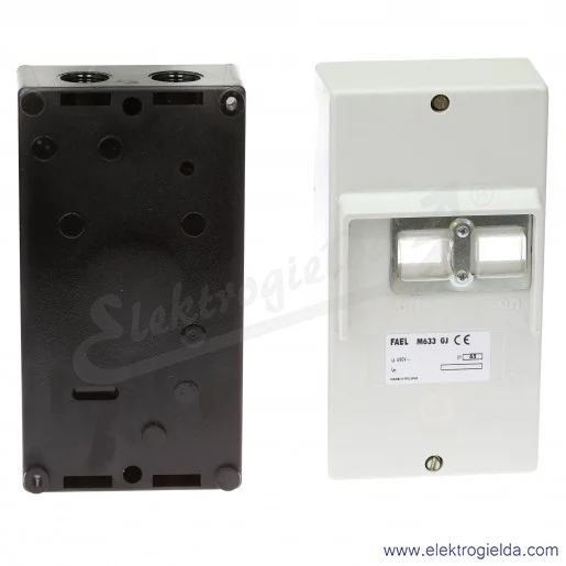 Obudowa do wyłącznika silnikowego 66-915002, M633 IP-65 GJ, do M633 Obudowa do wyłącznika silnikowego 66-915002, M633 IP-65 GJ, do M633
