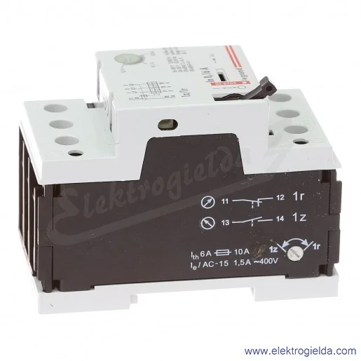 Wyłącznik silnikowy modułowy 606820, M250  0,1-0,16A, 1z+1r Wyłącznik silnikowy modułowy 606820, M250  0,1-0,16A, 1z+1r