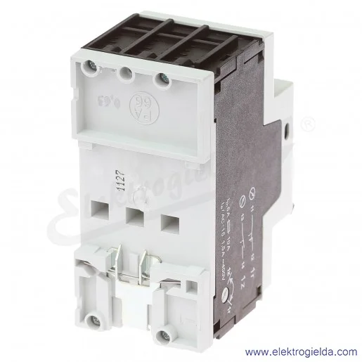 Wyłącznik silnikowy modułowy 606823, M 250 0,4-0,63A, 1z+1r, prąd zadziałania wyzwalaczy elektromagnetycznych 8.8A Wyłącznik silnikowy modułowy 606823, M 250 0,4-0,63A, 1z+1r, prąd zadziałania wyzwalaczy elektromagnetycznych 8.8A