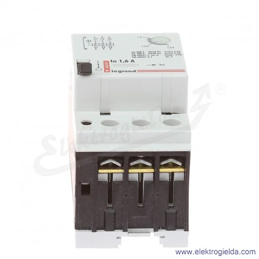 Wyłącznik silnikowy modułowy 606805, M 250 1.0-1.6A, Prąd zadziałania wyzwalaczy elektromagnetycznych 22.4A Wyłącznik silnikowy modułowy 606805, M 250 1.0-1.6A, Prąd zadziałania wyzwalaczy elektromagnetycznych 22.4A