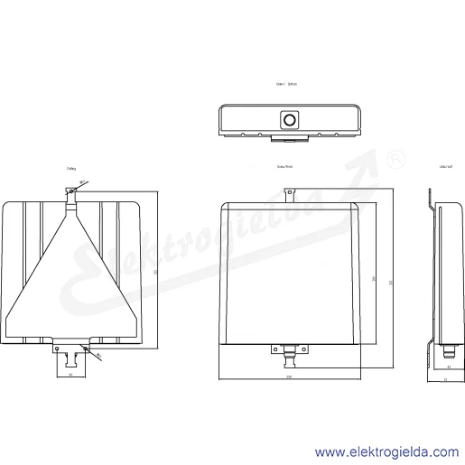 Rysunek wymiarowy Rysunek wymiarowy