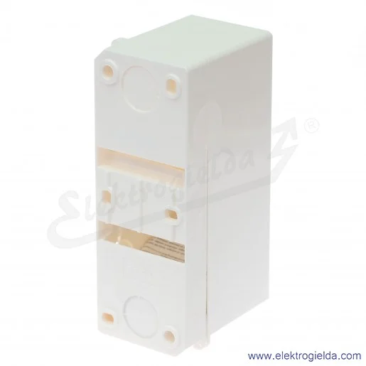 Obudowa izolacyjna 001356, S-2, biała, 2 modułowa, IP30 Obudowa izolacyjna 001356, S-2, biała, 2 modułowa, IP30