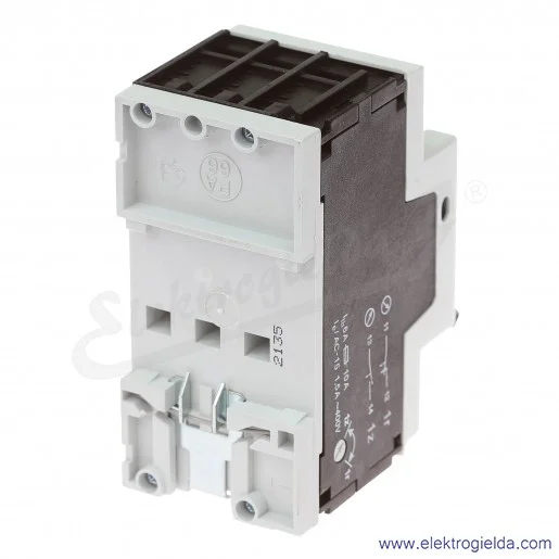 Wyłącznik silnikowy modułowy 606828, M 250 4-6.3A 1z+1r, prąd zadziałania wyzwalaczy 88.2A Wyłącznik silnikowy modułowy 606828, M 250 4-6.3A 1z+1r, prąd zadziałania wyzwalaczy 88.2A