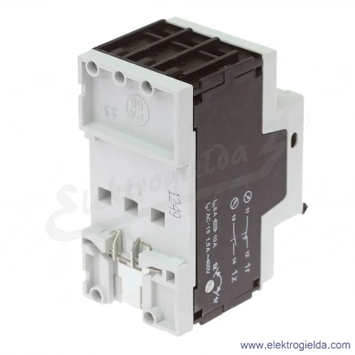 Wyłącznik silnikowy modułowy 606826, M 250 1,6-2,5 1z+1r, prąd zadziałania wyzwalaczy 35A Wyłącznik silnikowy modułowy 606826, M 250 1,6-2,5 1z+1r, prąd zadziałania wyzwalaczy 35A