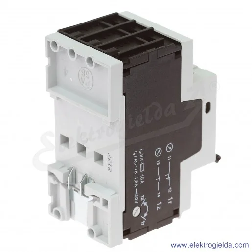 Wyłącznik silnikowy modułowy 606827, M 250 2.5-4 1z+1r, prąd zadziałania wyzwalaczy 56A Wyłącznik silnikowy modułowy 606827, M 250 2.5-4 1z+1r, prąd zadziałania wyzwalaczy 56A