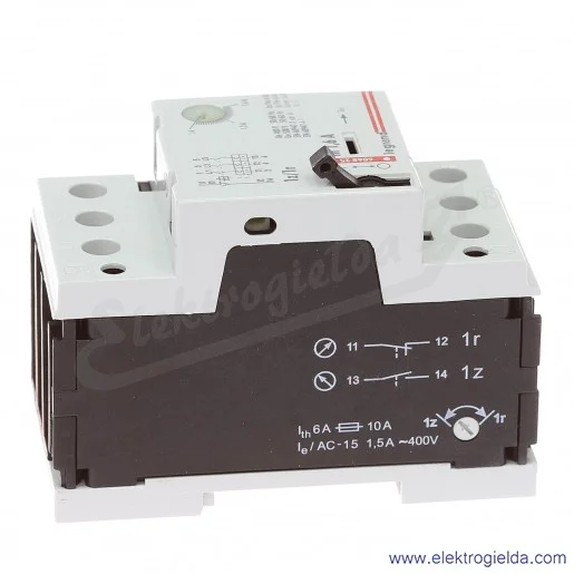 Wyłącznik silnikowy modułowy 606825, M 250 1-1.6 1z+1r, prąd zadziałania wyzwalaczy 22.4A Wyłącznik silnikowy modułowy 606825, M 250 1-1.6 1z+1r, prąd zadziałania wyzwalaczy 22.4A