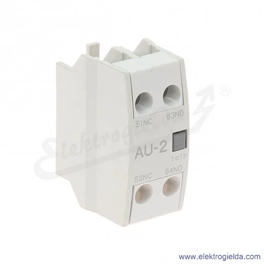 Styki pomocnicze AU-2 1Z1R, do GMC-X, montaż czołowy Styki pomocnicze AU-2 1Z1R, do GMC-X, montaż czołowy