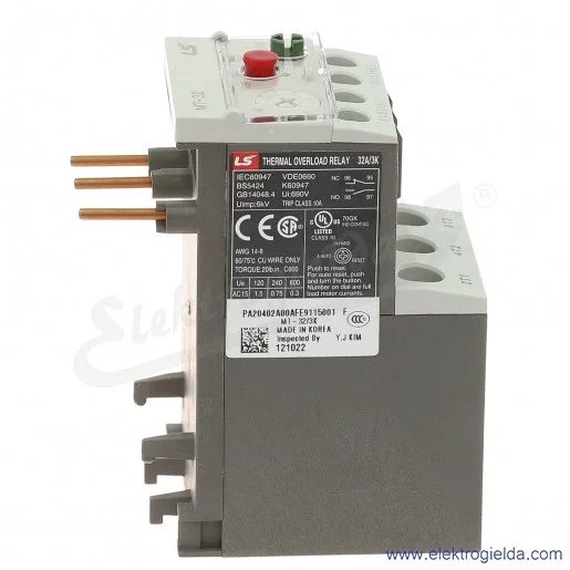 Przekaźnik termiczny MT-32 0,63-1A Przekaźnik termiczny MT-32 0,63-1A