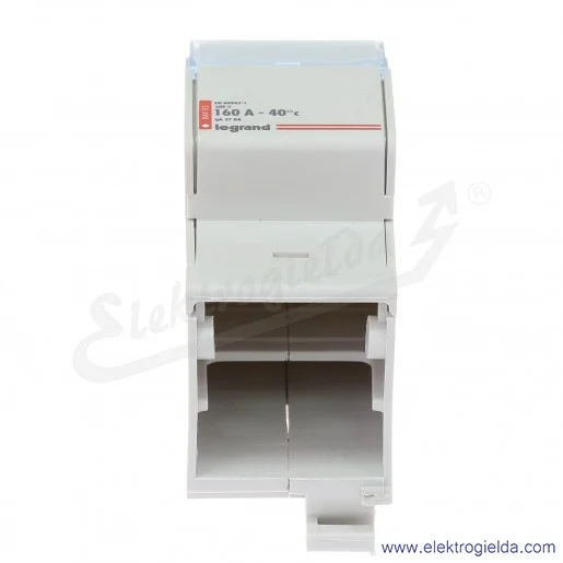 Blok rozdzielczy 004883, 1 biegunowy, 160A, 2 moduły Blok rozdzielczy 004883, 1 biegunowy, 160A, 2 moduły