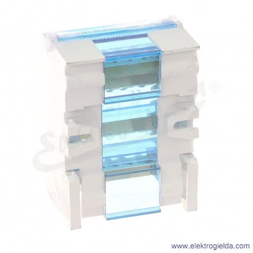 Blok rozdzielczy R33RA-02020200101, EBR 4-7/100, 4 tory, szerokość 66.5mm, montaż DIN Blok rozdzielczy R33RA-02020200101, EBR 4-7/100, 4 tory, szerokość 66.5mm, montaż DIN